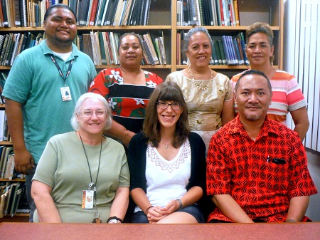 LRC Staff with PhD Candidate